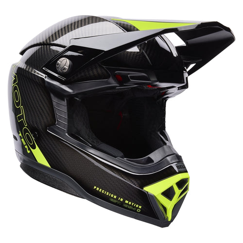 BELL Moto-10 Spherical Přilba - Strike Žlutá/Šedá