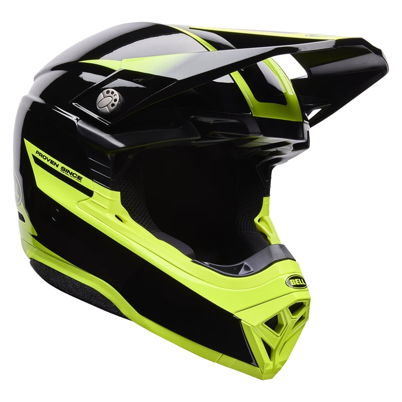BELL Moto-10 Mips Přilba - Fade Černá Žlutá