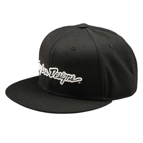 TROY LEE DESIGNS Matná Kšilt Snapback Signature Kšiltovka - Černá