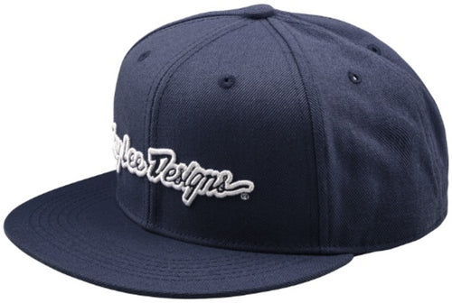 TROY LEE DESIGNS Matná Kšilt Snapback Signature - Indigo Kšiltovka
