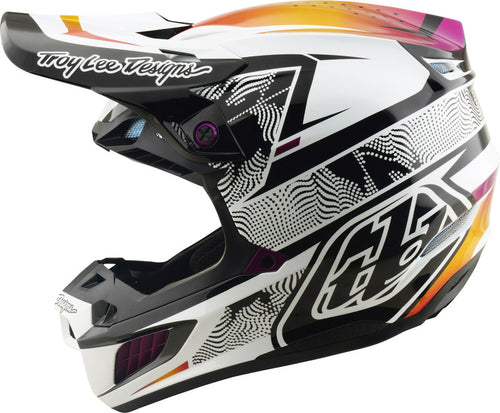 TROY LEE DESIGNS SE5 Composite Mips Přilba - Lined Up Černá