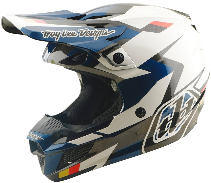 TROY LEE DESIGNS SE5 Polykarbonátová Mips Přilba - Roamer Modrá