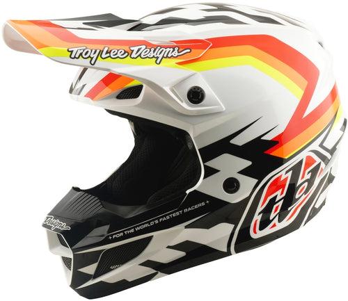 TROY LEE DESIGNS SE5 Polykarbonátová Mips Přilba - Dash Oranžová
