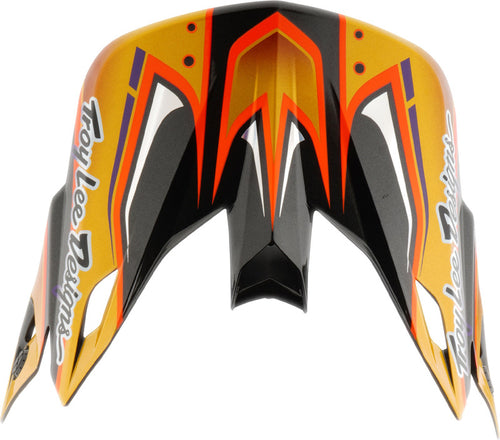 TROY LEE DESIGNS SE5 Karbonová Kšilt - Crest Zlatá