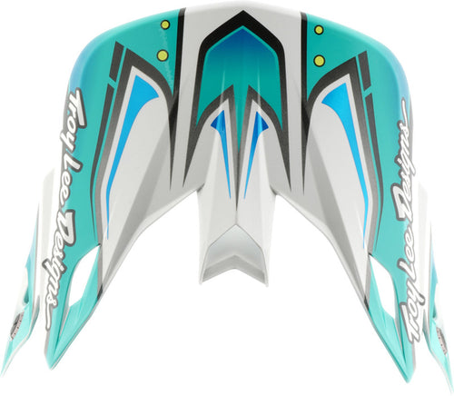 TROY LEE DESIGNS SE5 Kompozitní Kšilt - Crest Real Tyrkysová