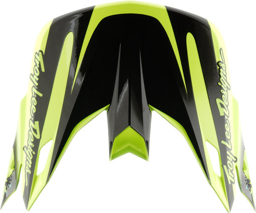 TROY LEE DESIGNS SE5 Polykarbonátová Kšilt - The Line Flo Žlutá
