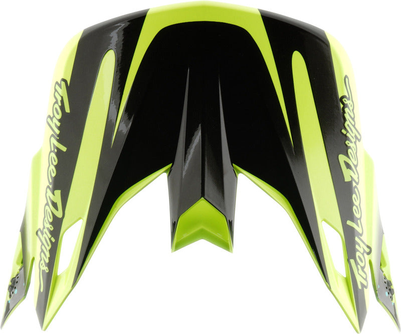 TROY LEE DESIGNS SE5 Polykarbonátová Kšilt - The Line Flo Žlutá