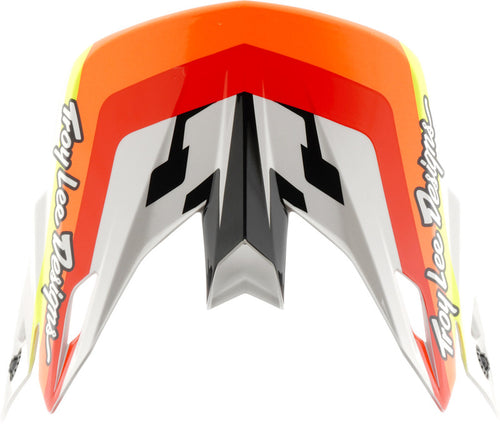 TROY LEE DESIGNS SE5 Polykarbonátová Kšilt - Dash Oranžová