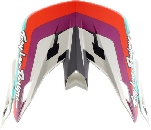 TROY LEE DESIGNS SE5 Polykarbonátová Kšilt - Dash Fialová