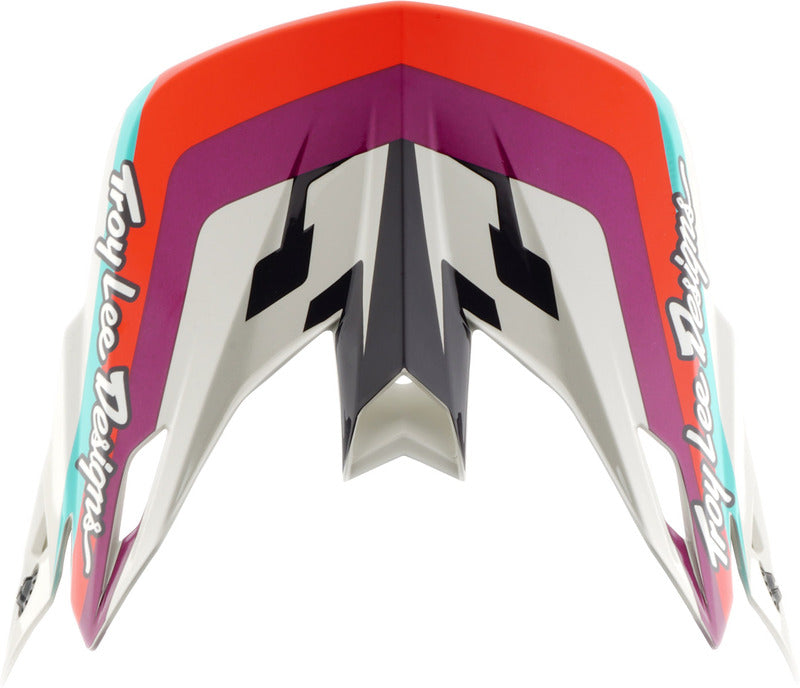 TROY LEE DESIGNS SE5 Polykarbonátová Kšilt - Dash Fialová