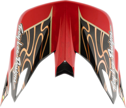 TROY LEE DESIGNS SE5 Karbonová Kšilt - Wings Červená