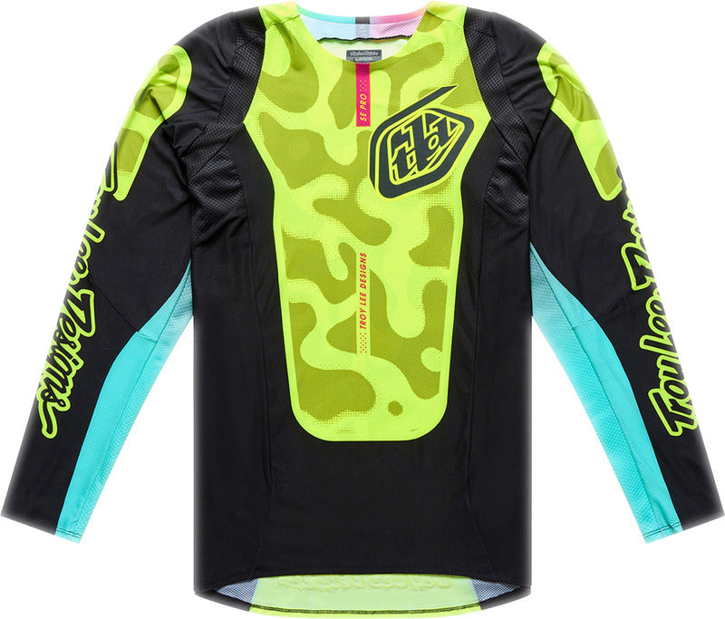 TROY LEE DESIGNS SE Pro pro děti Dres - Myth Černá/Flo Žlutá