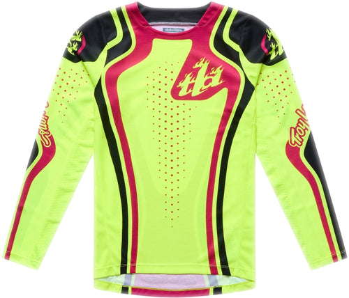 TROY LEE DESIGNS GP Pro pro děti Dres - Roller Flo Žlutá/Fuschia