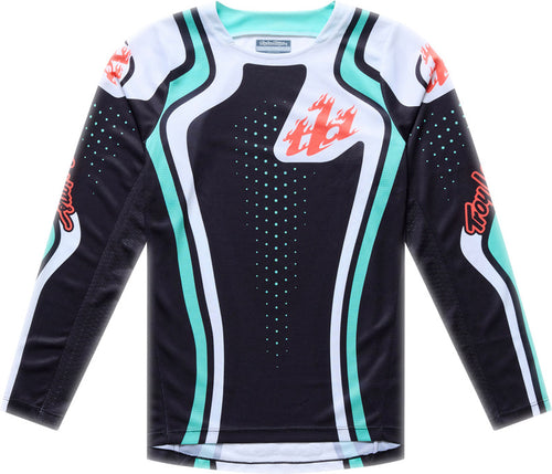 TROY LEE DESIGNS GP Pro pro děti Dres - Roller Černá/Tyrkysová