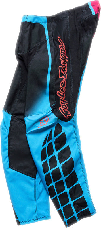 TROY LEE DESIGNS GP Pro Dětská Kalhoty - Framework Černá/Cyan