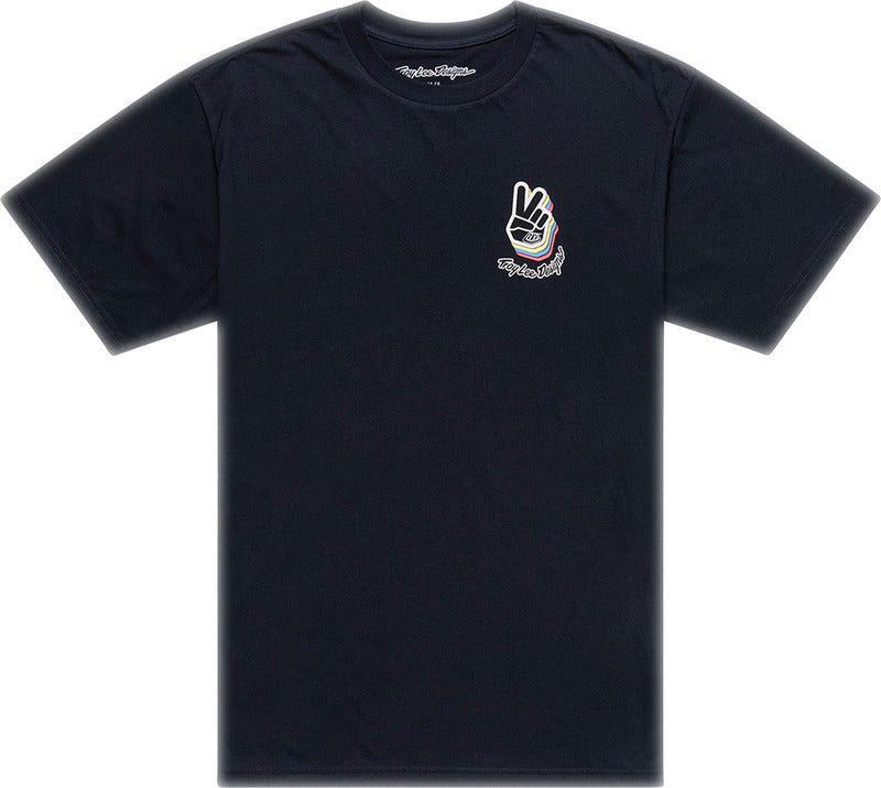 TROY LEE DESIGNS Deuces Tričko - Černá
