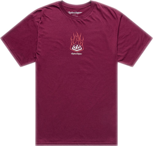 TROY LEE DESIGNS Flame2 Tričko - Sangria