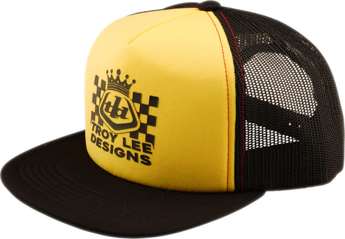 TROY LEE DESIGNS Trucker Snapback Kšiltovka - Friday Night Černá/Zlatá