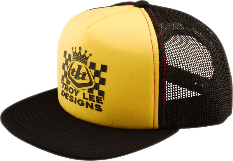 TROY LEE DESIGNS Trucker Snapback Kšiltovka - Friday Night Černá/Zlatá
