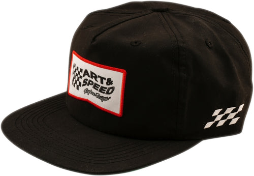 TROY LEE DESIGNS Unstructured Snapback Winners Circle Kšiltovka - Černá