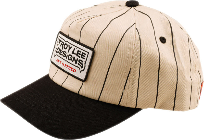 TROY LEE DESIGNS Prohnutý Snapback Medieval Kšiltovka - Černá/Pumice