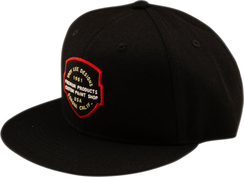 TROY LEE DESIGNS Matná Kšilt Snapback Imprint Kšiltovka - Černá