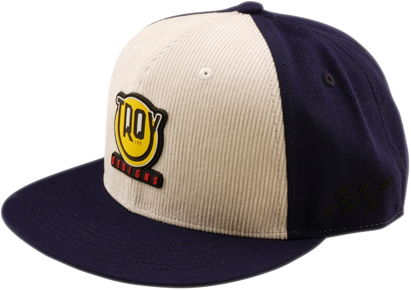 TROY LEE DESIGNS Matná Kšilt Snapback Happy Dayz Kšiltovka - Indigo/Pumice