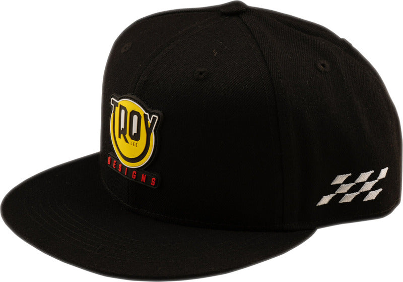 TROY LEE DESIGNS Matná Kšilt Snapback Happy Dayz Kšiltovka - Černá