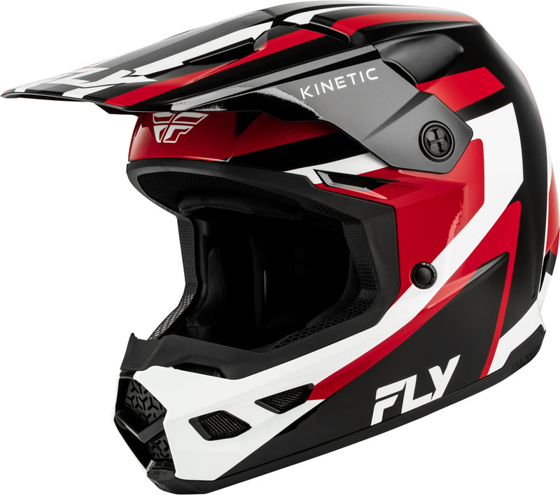 FLY RACING Kinetic Sync Přilba - Černá/Červená/Bílá