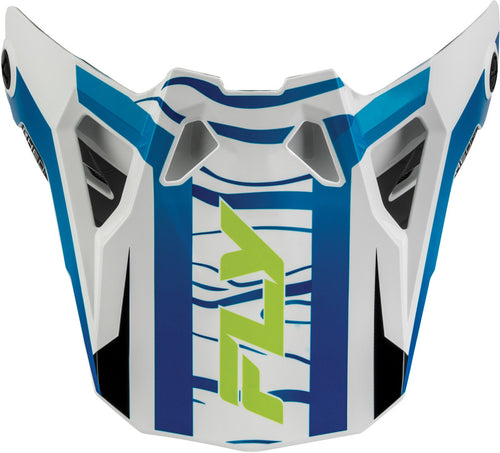 FLY RACING Formula CP Charge Kšilt - Bílá/Modrá/Černá