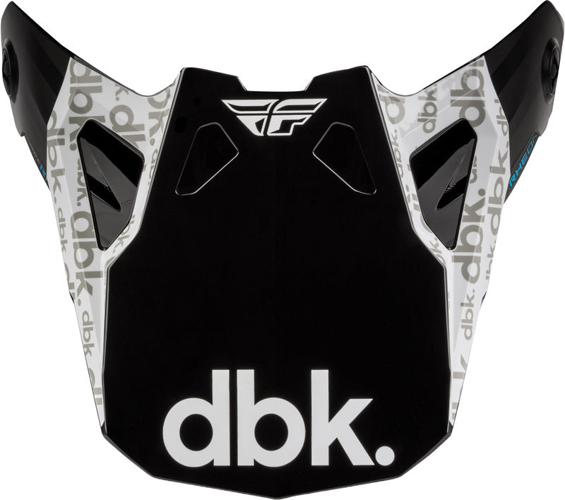 FLY RACING Formula CP DBK Kšilt - Černá/Bílá/Šedá