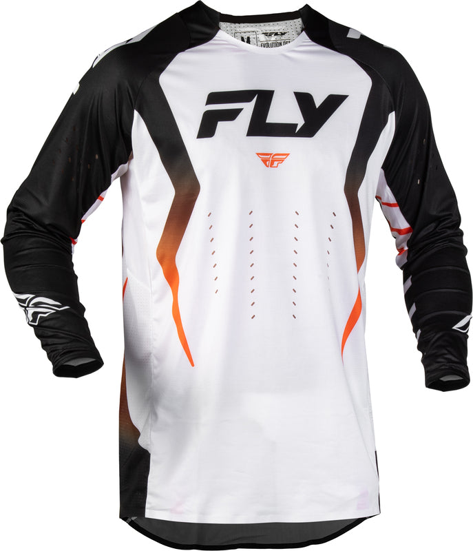 FLY RACING Evolution DST Bolt Dres - Bílá/Černá/Oranžová