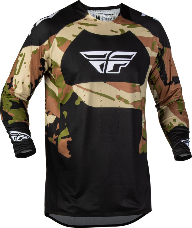 FLY RACING Evolution DST Hunt Dres - Černá/Kamufláž