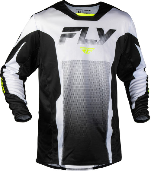 FLY RACING Kinetic Fade Dres - Bílá/Černá/Reflexní
