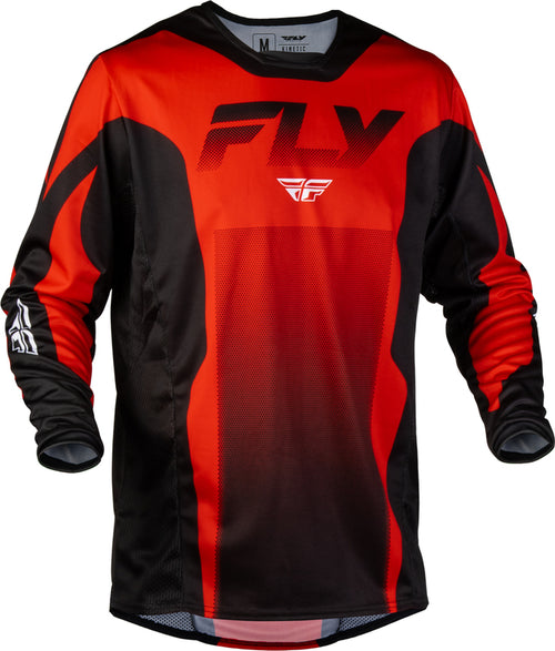 FLY RACING Kinetic Fade Dres - Červená/Černá/Bílá