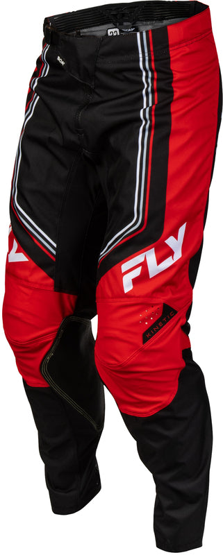 FLY RACING Kinetic DBK Kalhoty - Černá/Červená/Bílá