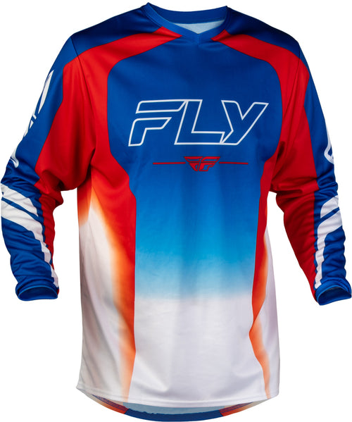 FLY RACING F-16 Raze Dres - Červená/Bílá/Modrá
