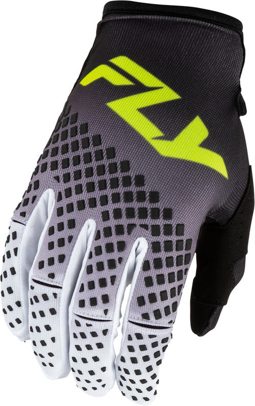 FLY RACING Kinetic Fade Rukavice - Černá/Bílá/Reflexní