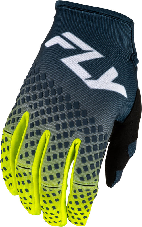 FLY RACING Kinetic Fade Rukavice - Tmavě modrá/Reflexní/Bílá