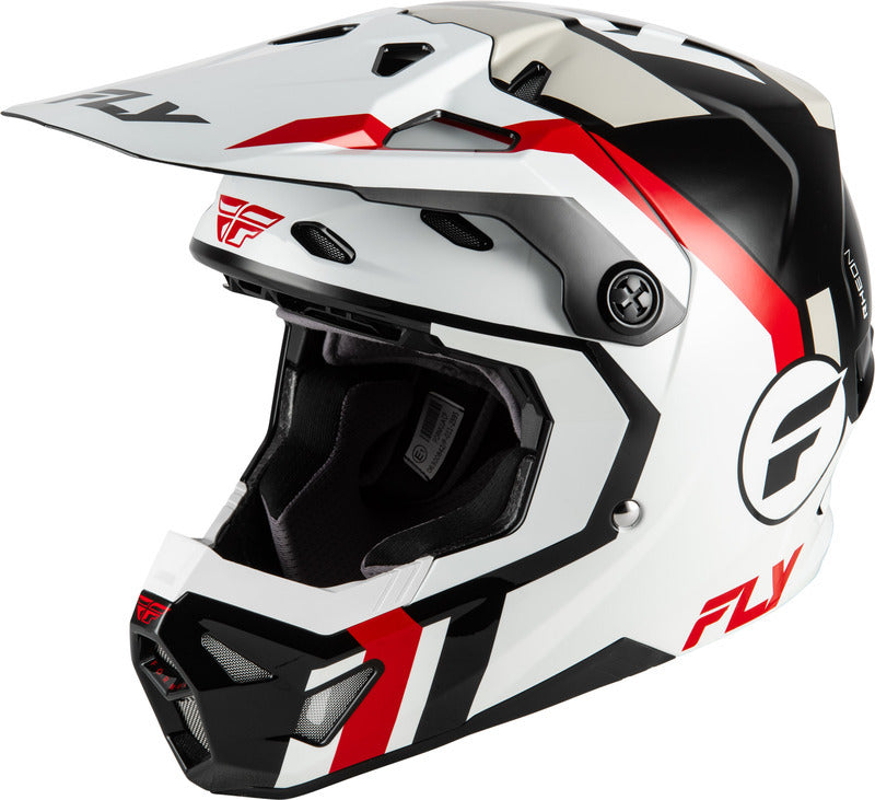 FLY RACING Formula CP Seal pro děti Přilba - Bílá/Černá/Červená