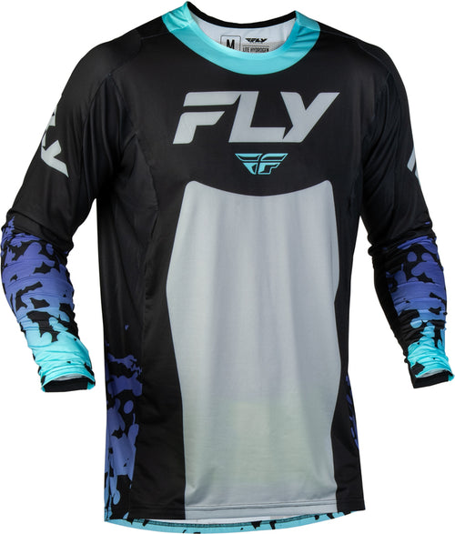 FLY RACING Lite Flake pro děti Dres - Černá/Šedá/Vícebarevná