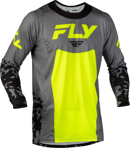 FLY RACING Lite Flake pro děti Dres - Šedá/Reflexní/Černá