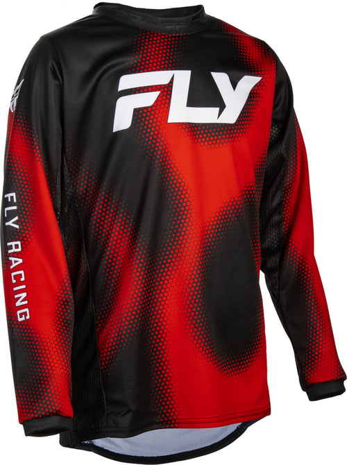 FLY RACING Kinetic Torch pro děti Dres - Černá/Červená/Bílá