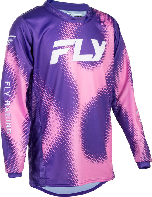 FLY RACING Kinetic Torch pro děti Dres - Fialová/Růžová