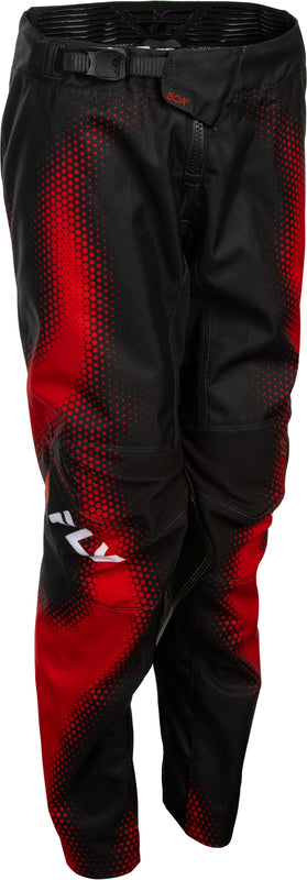 FLY RACING pro děti Kinetic Torch Kalhoty - Černá/Červená/Bílá