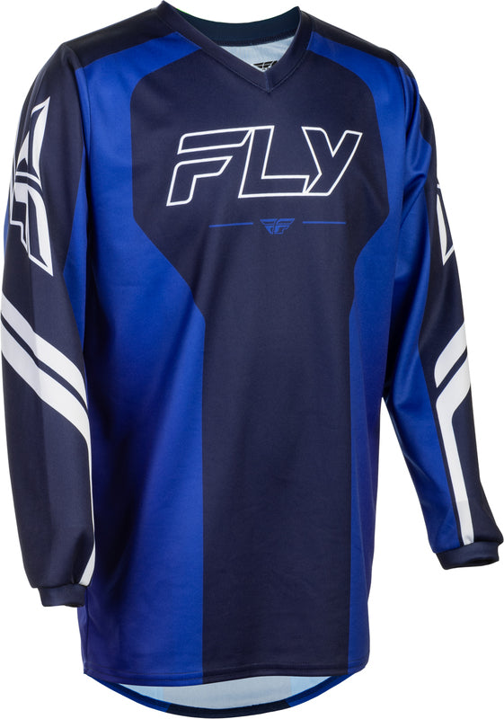 FLY RACING F-16 Raze pro děti Dres - Tmavě modrá/Modrá/Bílá