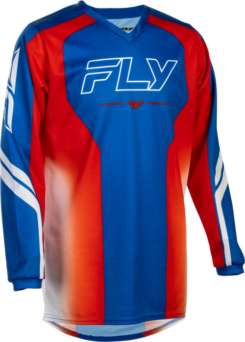 FLY RACING F-16 Raze pro děti Dres - Červená/Bílá/Modrá