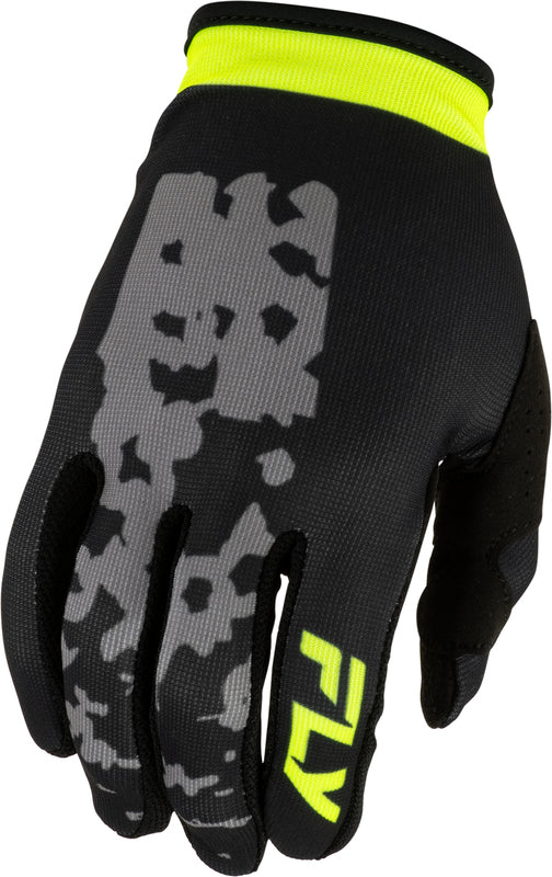 FLY RACING pro děti Lite Flake Rukavice - Šedá/Reflexní/Černá