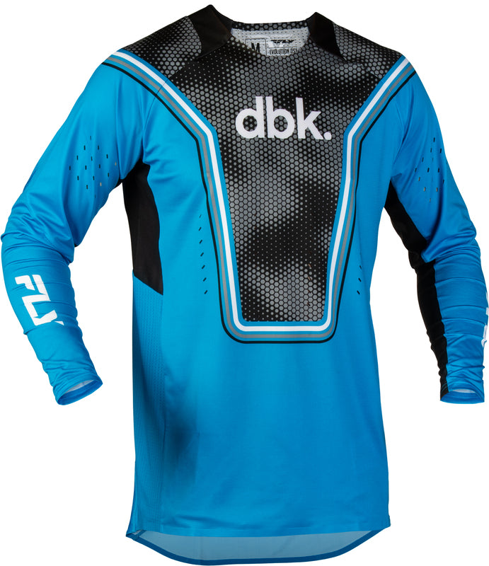 FLY RACING Evolution DST DBK Dres - Modrá/Černá/Bílá
